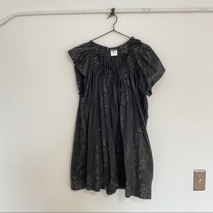 Ann Demelulemeester Pleated Floral Dress